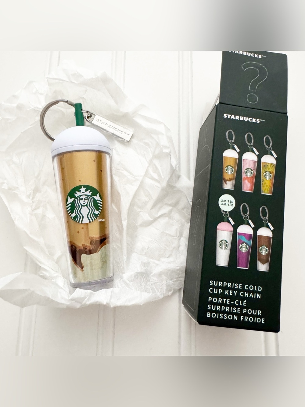 Starbucks Limited Edition Surprise Cold Cup Key Chain
